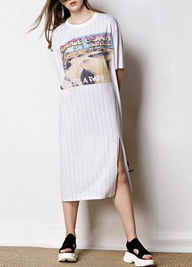 U型后领露背宽松短款针织衫